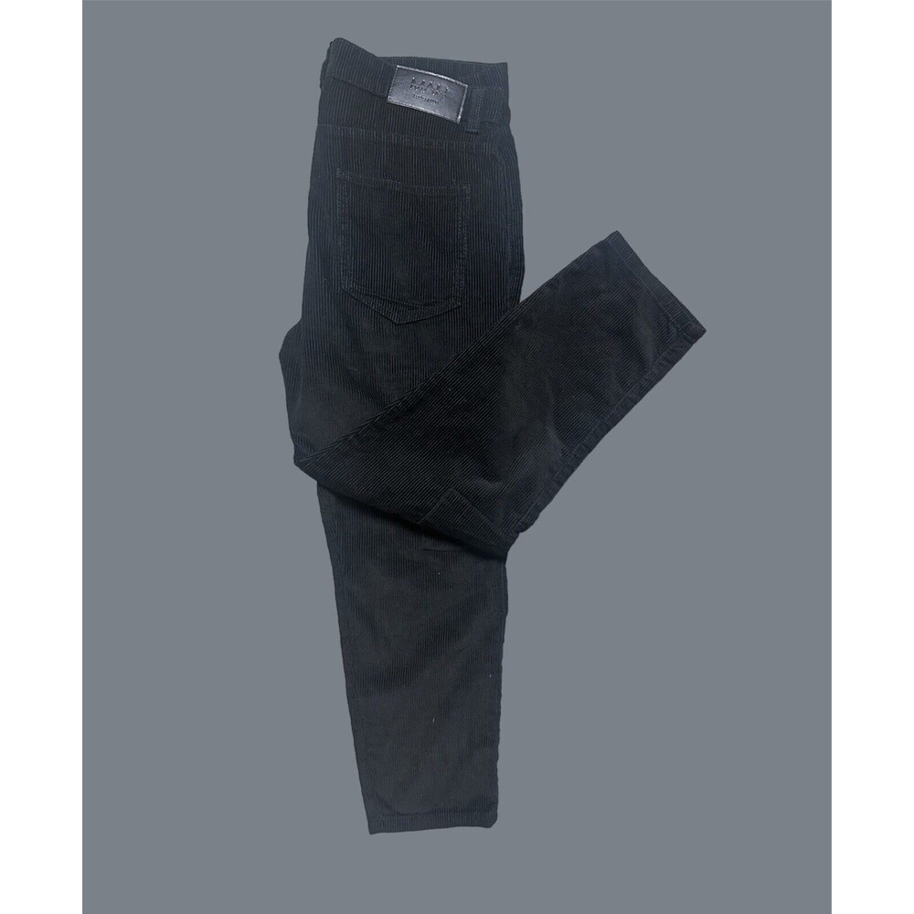 BoohooMAN Coduroy Black Pants Size 34 waist